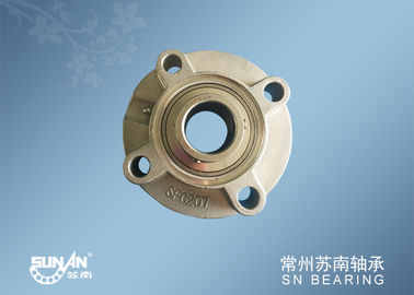 China Round Stainless Steel Pillow Block Bearing 35mm For Seeder / Cultivator SSUCFC207 supplier