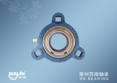 China 3 Bolt Flange Bearing With Adjustable Housing SBFCT206-20 , Tricycle / Auto Axle Bearing supplier