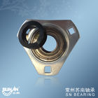 China Three Bolt Stamped Steel Pillow Block Bearings , Sealed Flange Bearing SAPFT206 company