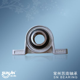 China High Precision Zinc Alloy Pillow Block Bearings , Plummer Block Bearing Housing KP004 factory